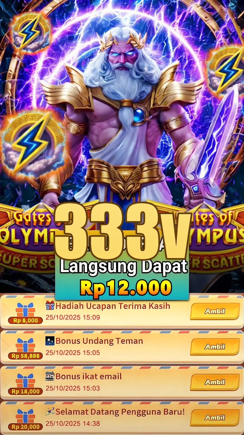 333v Masuk